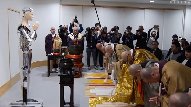 Robot thay “thay tu” thuyet giang Phat giao tai Nhat Ban-Hinh-14