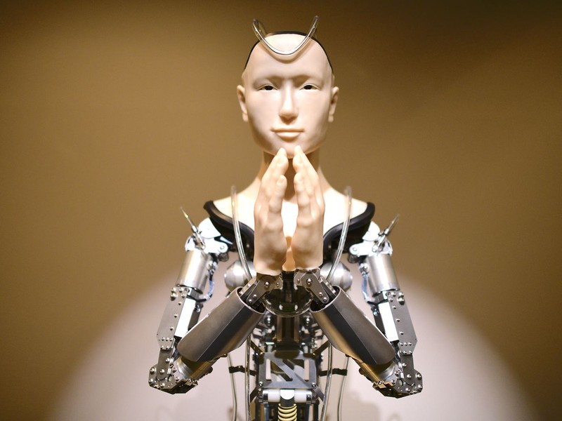 Robot thay “thay tu” thuyet giang Phat giao tai Nhat Ban-Hinh-4