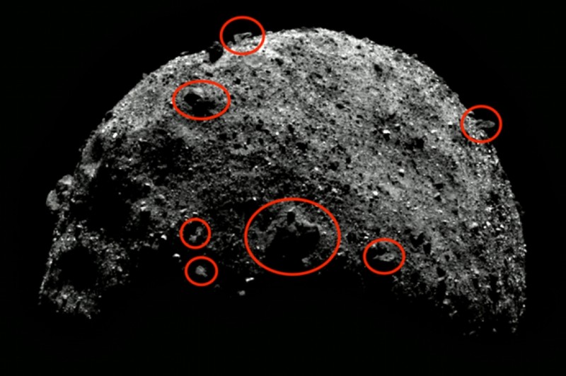 Tau NASA lay mau tieu hanh tinh Bennu mat... 5 giay-Hinh-2