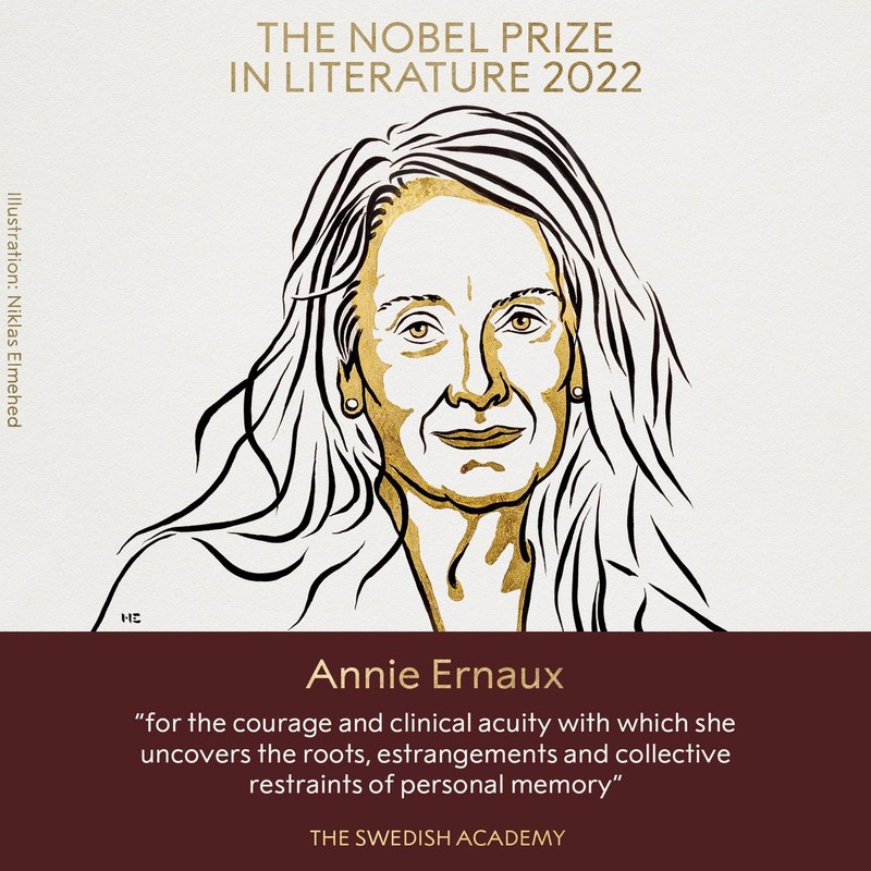 Vi sao Annie Ernaux gianh giai Nobel van hoc 2022 cao quy?