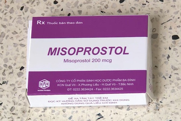 Uong thuoc Misoprostol kem chat luong cua Duoc Ba Dinh, nguy hiem the nao?