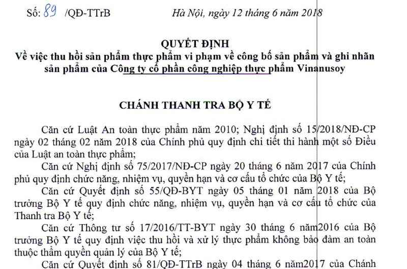 Bi dinh chi hang chuc san pham cung luc, Viananusoy noi gi?