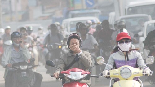 Ha Noi khong khi o nhiem, lam ngay nhung cach nay de bao ve suc khoe