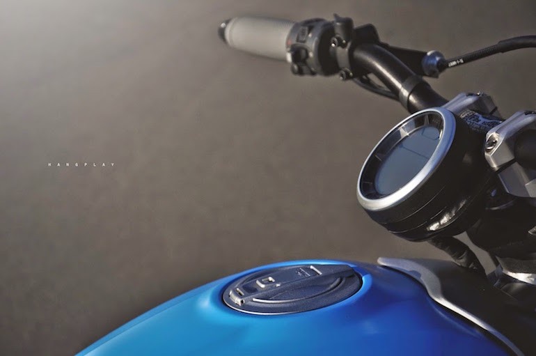 Hinh anh sieu xe Ducati Scrambler baby blue do kieu Phap-Hinh-6