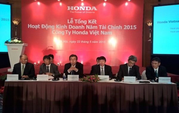 Honda tang truong manh trong nam tai chinh 2015