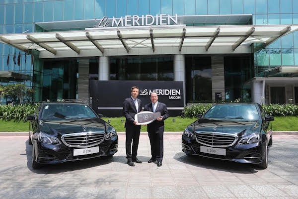 Le Meridien Sai Gon so huu cap doi Mercedes E-Class moi