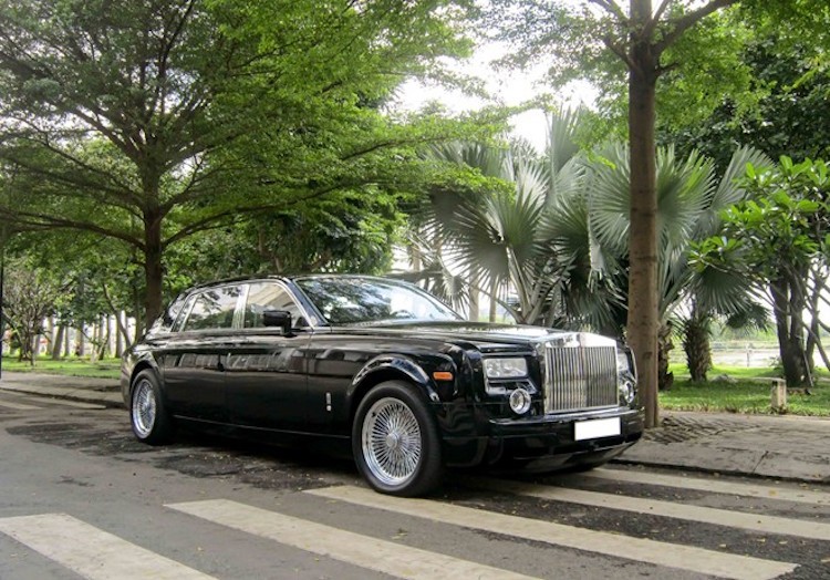 Sieu xe sang RR Phantom do banh 