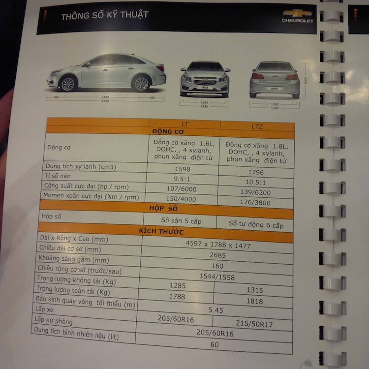 Chevrolet Cruze lo thong tin “nong” truoc ngay ra mat tai VN-Hinh-7