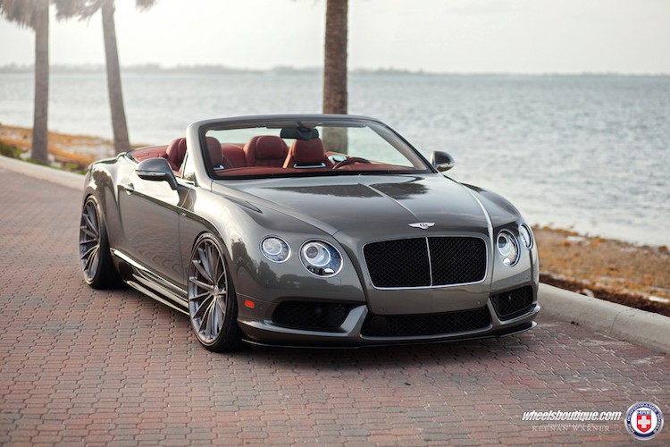 Bentley Continental GTC V8S dang cap the thao voi mam HRE