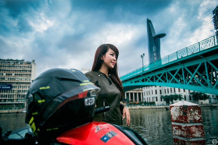 Ngam nu biker Viet “thuan phuc quai vat