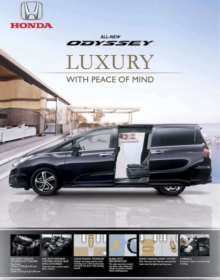 Soi xe 2 ty MPV Odyssey cua Honda Viet Nam tai VMS 2015