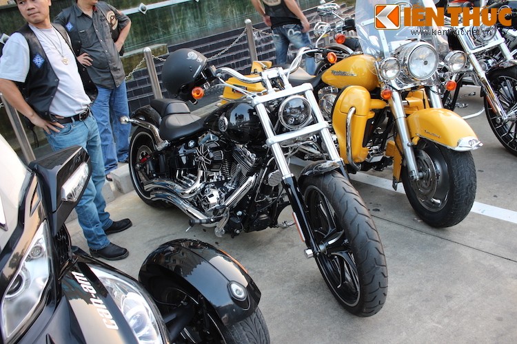 Dan xe khung Harley-Davidson tu hop “xep lop” tai Ha Noi-Hinh-7