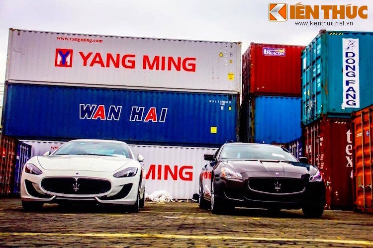 Cap doi sieu xe sang Maserati chinh hang vua ve Viet Nam