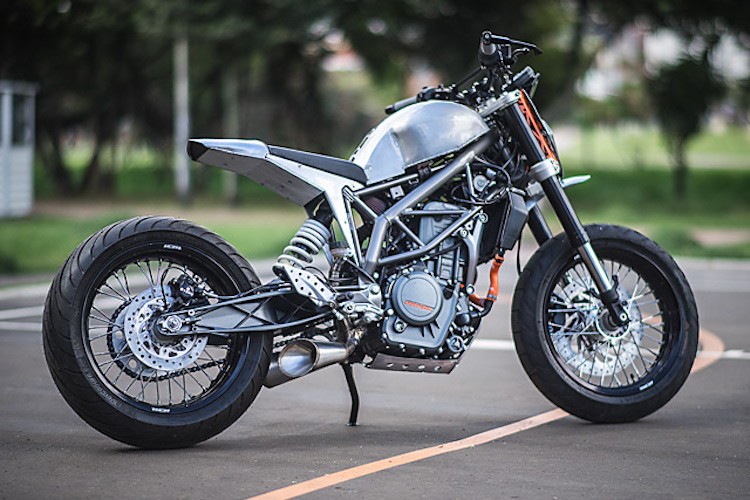 Doc dao KTM Duke 390 do “lai” streetfighter va Motard-Hinh-7