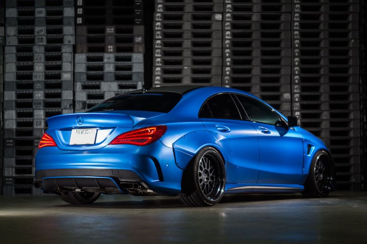 Mercedes CLA do widebody “khung” cua dan choi Nhat-Hinh-5