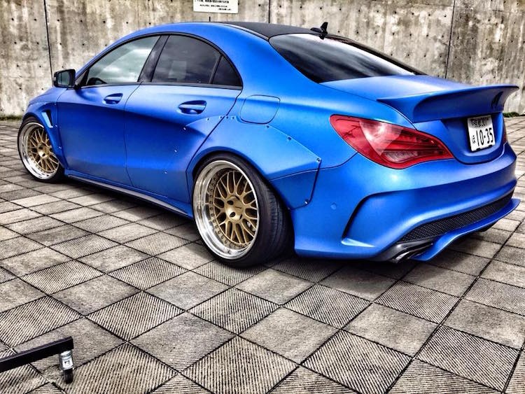 Mercedes CLA do widebody “khung” cua dan choi Nhat-Hinh-6