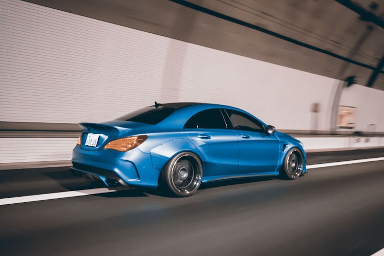 Mercedes CLA do widebody “khung” cua dan choi Nhat-Hinh-9