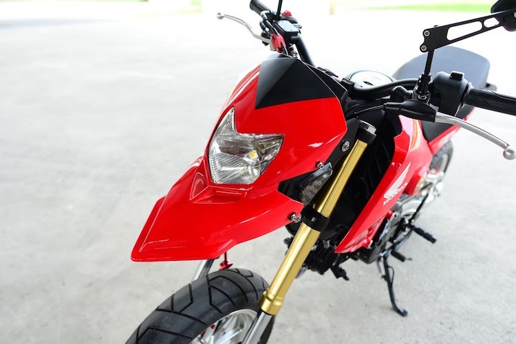 Honda MSX 125 “do het bai” phong cach Ducati Hyperstrada-Hinh-2