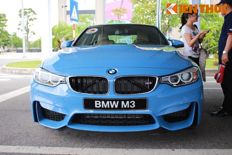 Sieu sedan BMW M3 mau Yas Marina Blue 