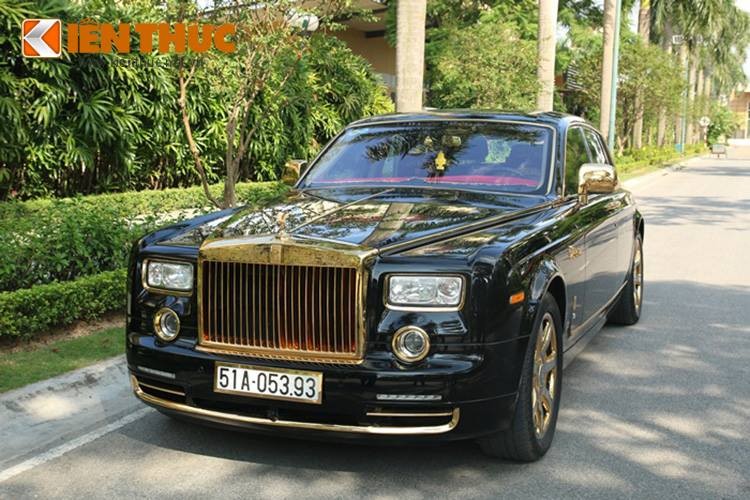 Dan sieu xe Rolls-Royce ma vang bien 