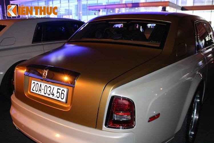 Dan sieu xe Rolls-Royce ma vang bien 