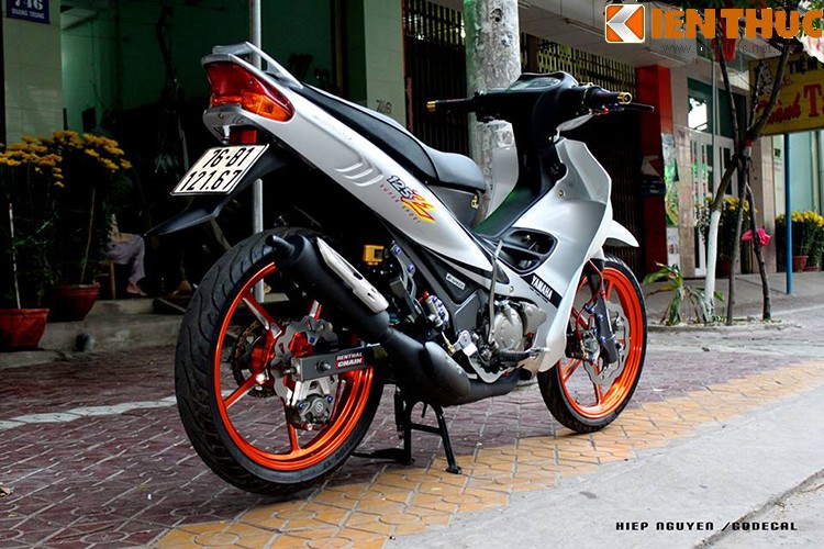 Tem Rời Dán Xe Yaz Tem Chế Yamaha Z 125 Zr Đỏ Đen  Lazadavn