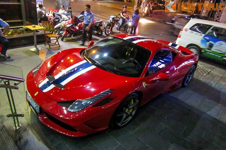 Sieu xe Ferrari F458 Speciale dau tien tren pho Viet-Hinh-8