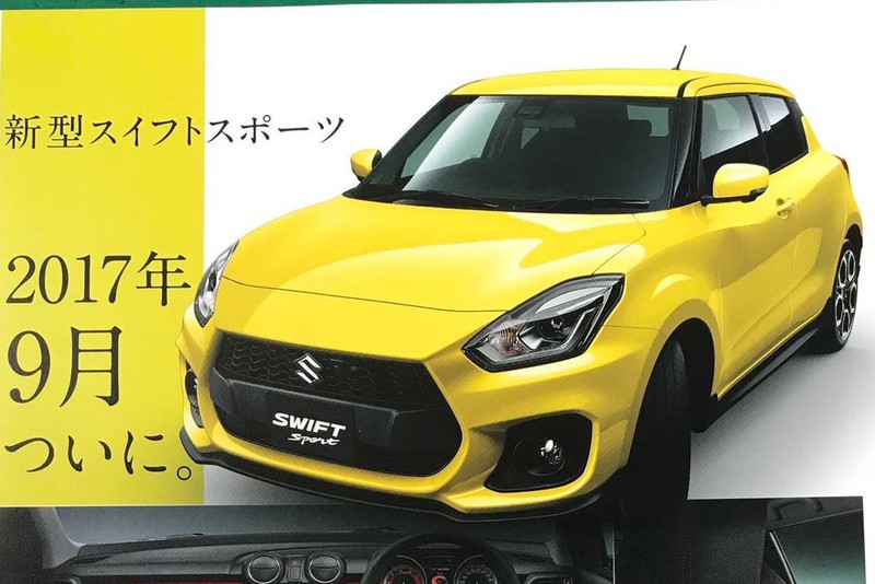 Suzuki Swift Sport 2018 lo dien hang loat &quot;anh nong&quot;