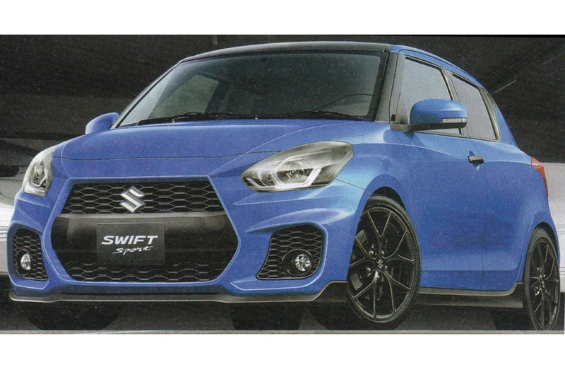 Suzuki Swift Sport 2018 lo dien hang loat &quot;anh nong&quot;-Hinh-7