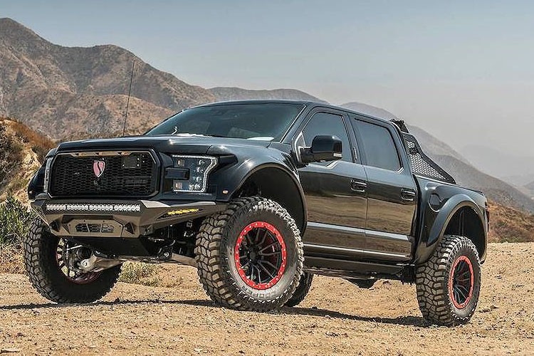 Sieu ban tai Ford F-150 Raptor do khung 