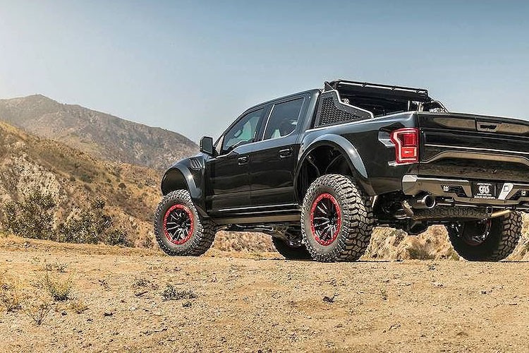 Sieu ban tai Ford F-150 Raptor do khung 