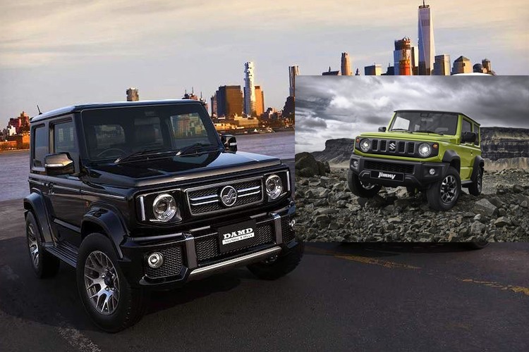 Xe gia re Suzuki Jimny do phong cach Land Rover Defender-Hinh-8