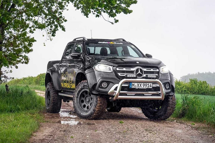 Ban tai hang sang Mercedes-Benz X-Class them ban do off-road moi