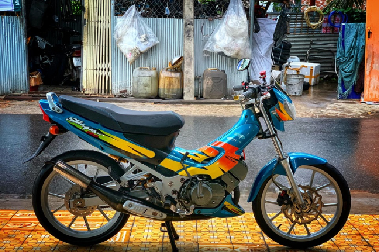 Xe Suzuki Stinger 120  Thái Lan  Bánh Mâm 2 Điã