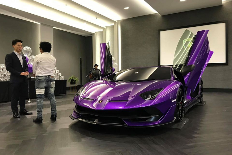 Sieu xe hang hiem Lamborghini Aventador SVJ gay sot tai Thai Lan-Hinh-3