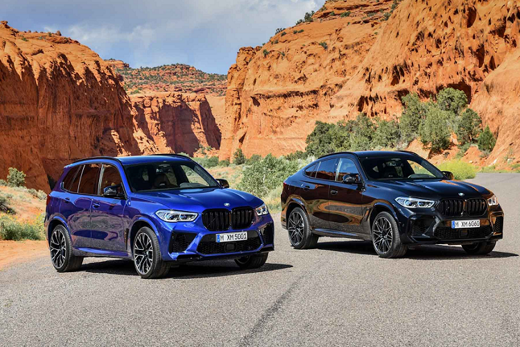 SUV hieu nang cao BMW X5 M va X6 M 2020 ra mat