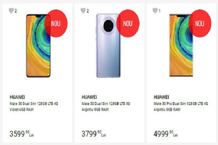 Huawei Mate 30 va Pro bat ngo duoc ban ra tai Chau Au