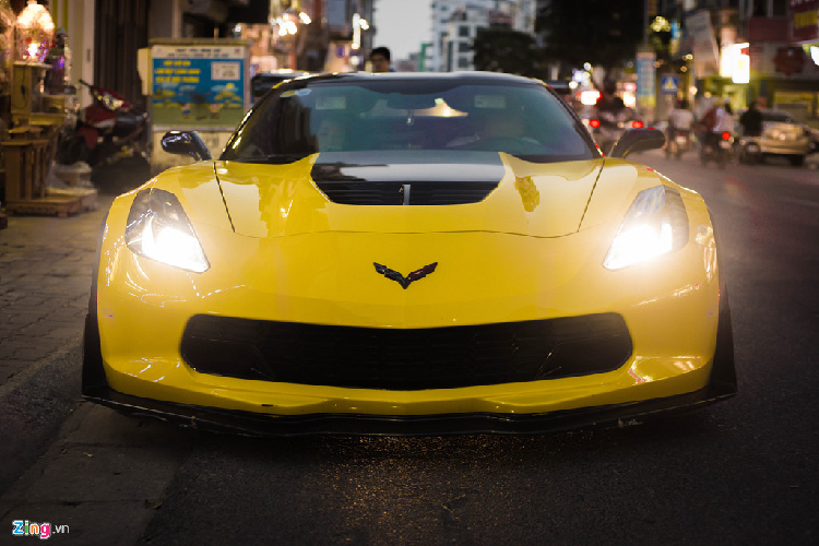 “Soi” xe Chevrolet Corvette C7 Z06 doc nhat Ha Noi-Hinh-2