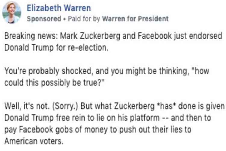 Ham tien, Facebook chap nhan ca quang cao boi nho Mark Zuckerberg