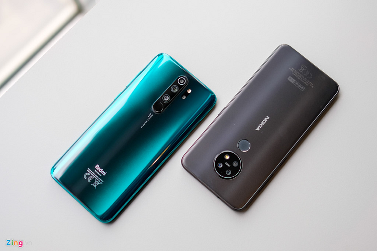 Nokia 7.2 dau Redmi Note 8 Pro - ky phung dich thu