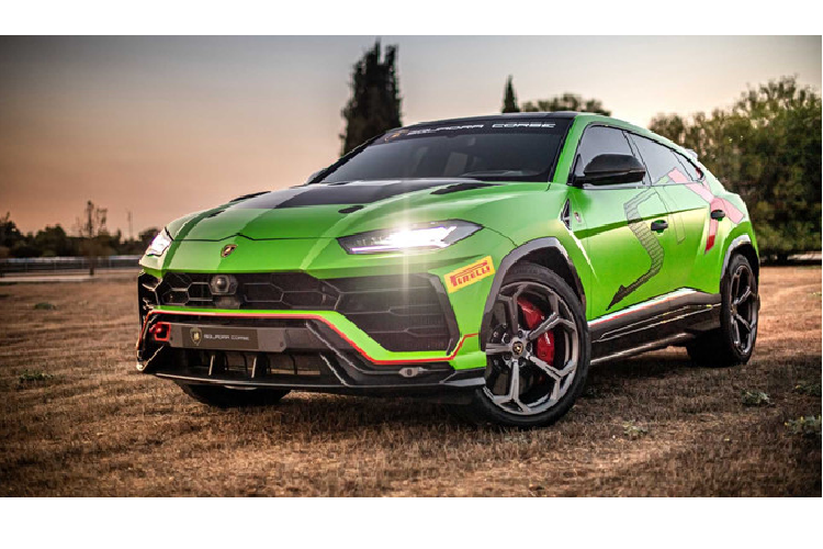 Sieu SUV Lamborghini Urus ban xe dua lo dien