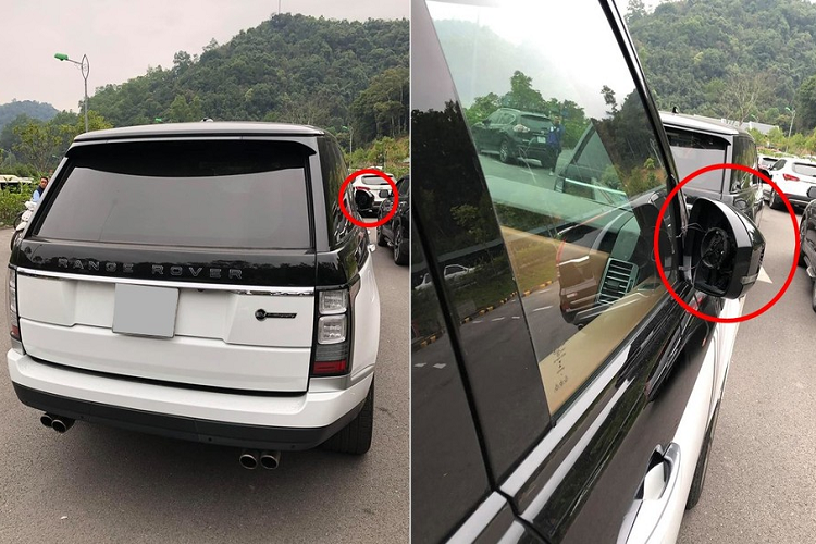 Xe sang Range Rover bi vat guong tri gia 100 trieu o Ha Noi-Hinh-10