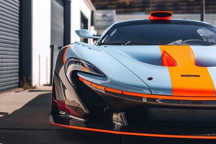 Sieu xe Mclaren P1 GT Long Tail phoi mau Gulf Livery cuc doc-Hinh-3