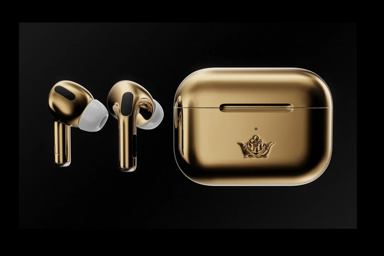 Tai nghe AirPods Pro bang vang 18 carat, hon 1,5 ty dong