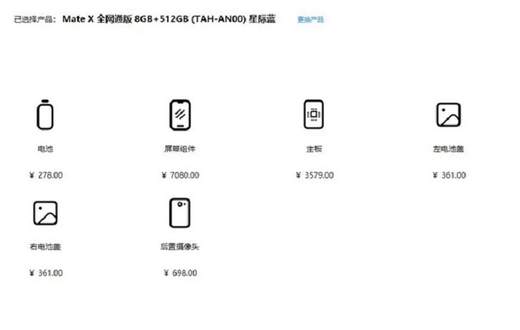 Gia thay man hinh Huawei Mate X dat ngang iPhone 11 Pro-Hinh-2