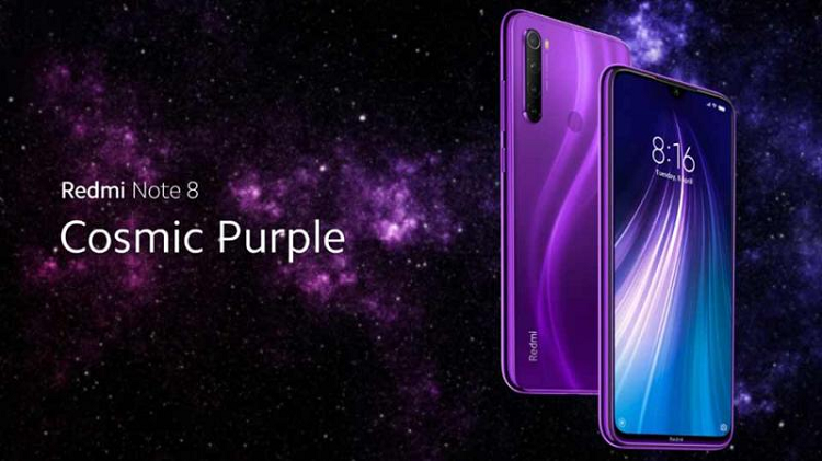 Xiaomi bo sung bien the Cosmic Purple cho Redmi Note 8
