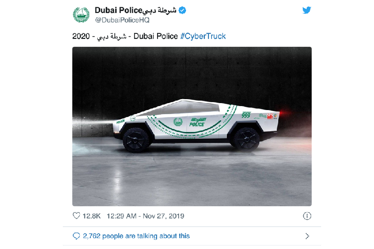 Canh sat Dubai chinh thuc “dat gach” ban tai dien Tesla Cybertruck-Hinh-2