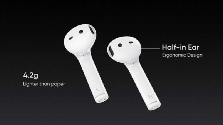 Realme ra mat tai nghe nhai AirPods, gia 1.3 trieu dong