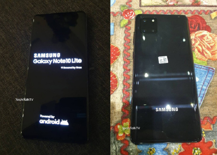 Dien thoai Samsung Galaxy Note 10 Lite lo anh thuc te