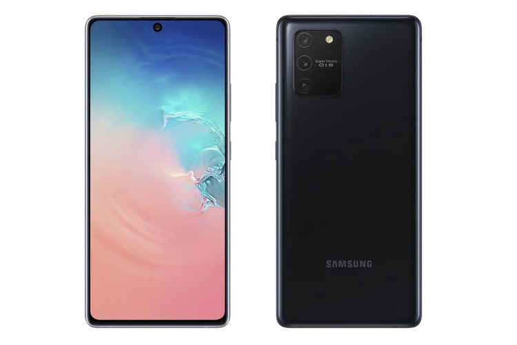 Galaxy S10 Lite voi cum camera vuong, man hinh 6.7 inch